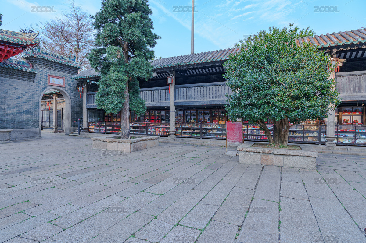 佛山祖廟博物館萬(wàn)福臺(tái)商業(yè)街傳統(tǒng)商鋪店面（主預(yù)覽-8117115） - 未分類 - 站酷設(shè)計(jì)師HQC的視界觀原創(chuàng)素材 - 站酷ZCOOL
