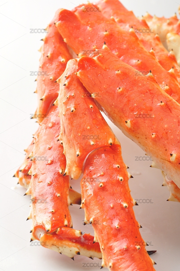 白色背景下的螃蟹阿拉斯加帝王蟹雪蟹（主预览-9021470） - 未分类 - 站酷设计师斐的美食摄影原创素材 - 站酷ZCOOL
