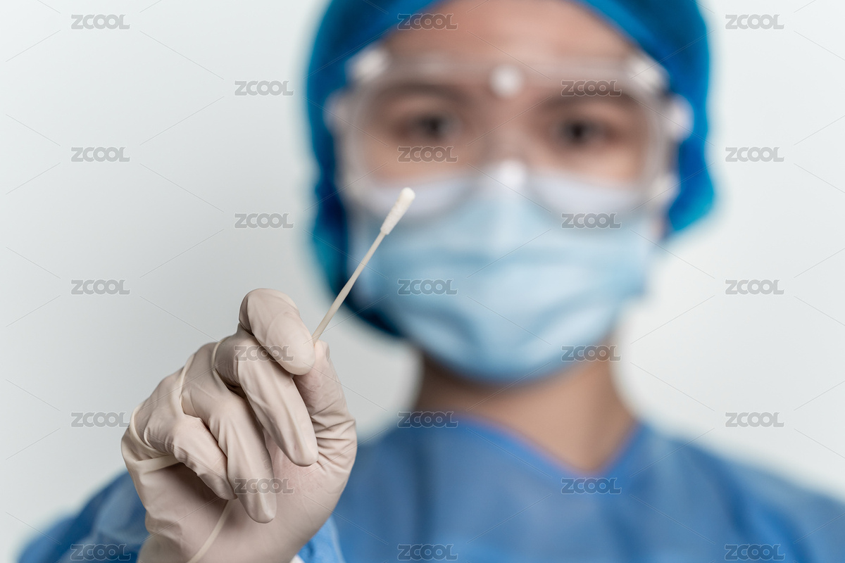 醫(yī)務(wù)人員拿著鼻拭子棉棒（主預(yù)覽-8794291） - 未分類 - 站酷設(shè)計(jì)師Anciens原創(chuàng)素材 - 站酷ZCOOL