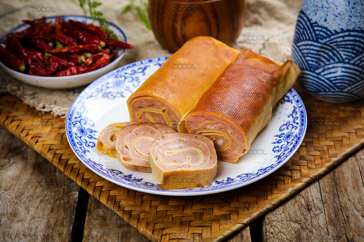 特色美食小吃豆腐皮肉卷（主預覽-2418645） - 未分類 - 站酷設計師曇華碎影原創(chuàng)素材 - 站酷ZCOOL