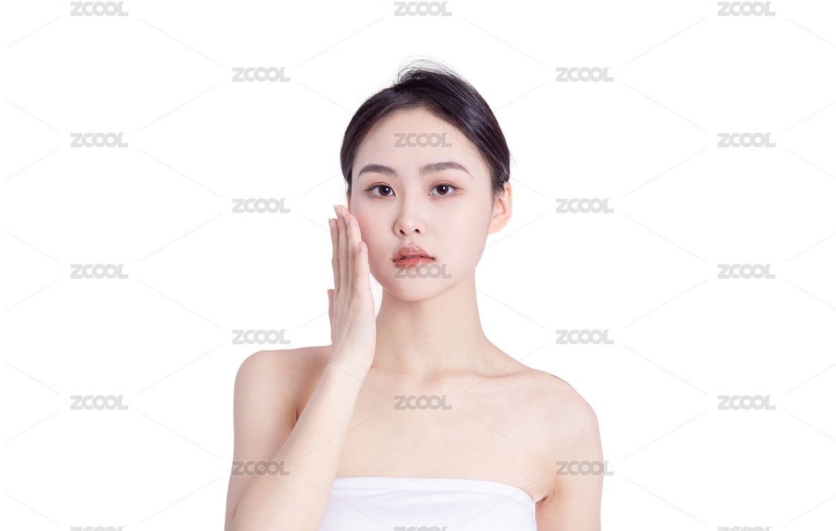 年輕的東方女性美麗的臉部特寫（主預(yù)覽-1350457） - 未分類 - 站酷設(shè)計師斯梅工原創(chuàng)素材 - 站酷ZCOOL