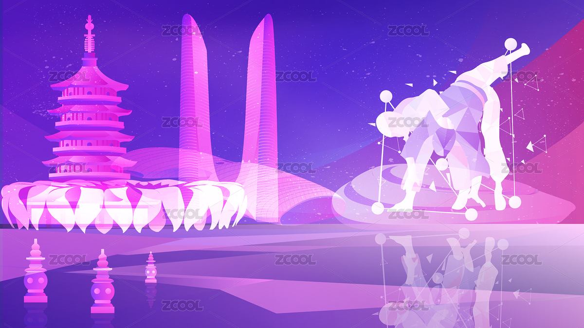 杭州亞運(yùn)會克柔術(shù)矢量插畫（主預(yù)覽-6997279） - 未分類 - 站酷設(shè)計師Connie康妮原創(chuàng)素材 - 站酷ZCOOL