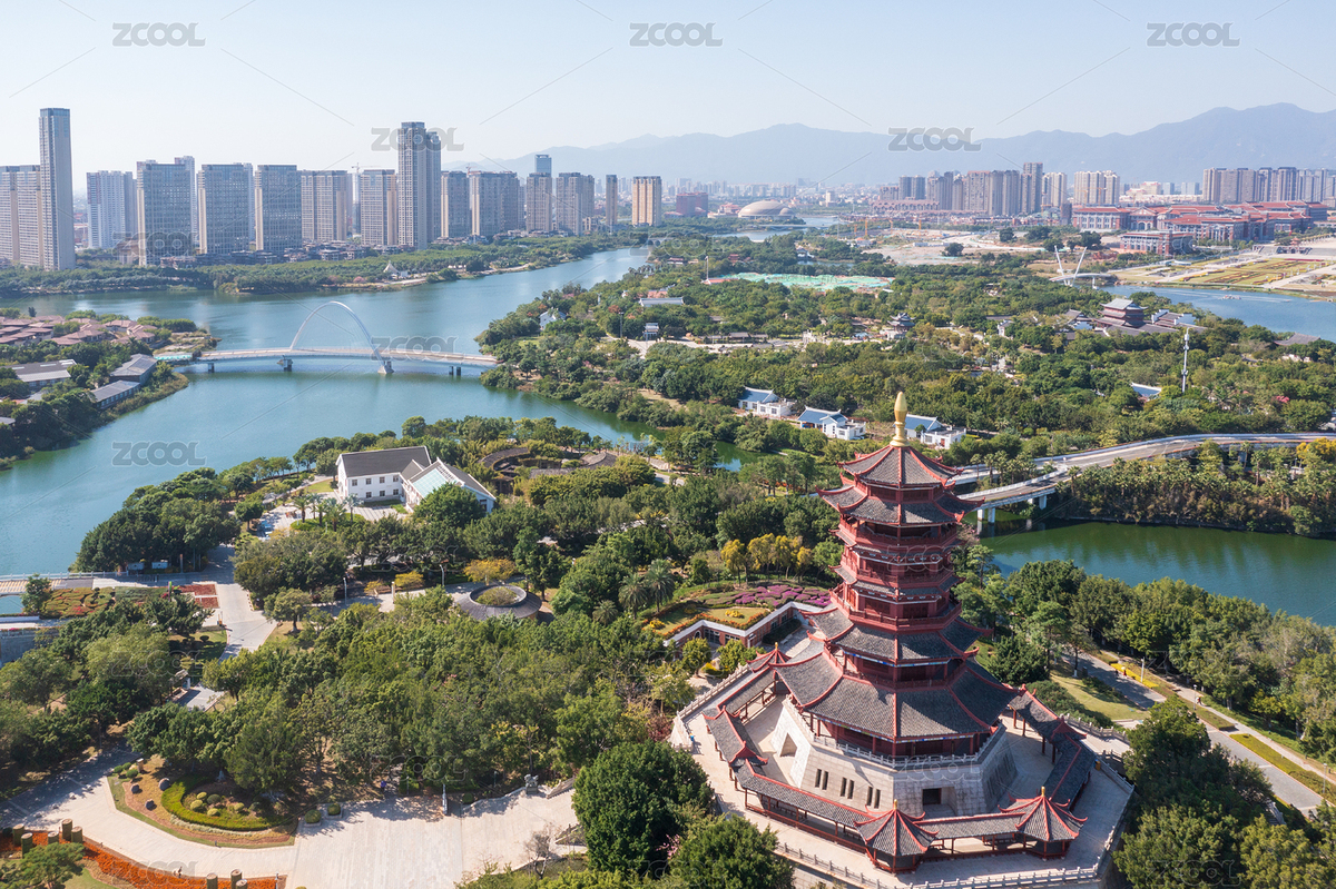 航拍廈門園博苑（主預覽-9101705） - 未分類 - 站酷設計師屹喬建筑空間攝影原創(chuàng)素材 - 站酷ZCOOL