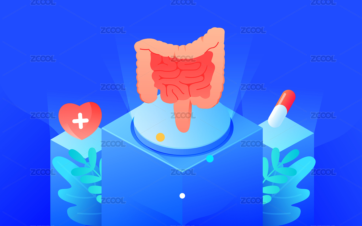 醫(yī)療健康身體器官疾病預(yù)防腸道炎癥矢量插畫（主預(yù)覽-2934547） - 未分類 - 站酷設(shè)計(jì)師熊伍_原創(chuàng)素材 - 站酷ZCOOL