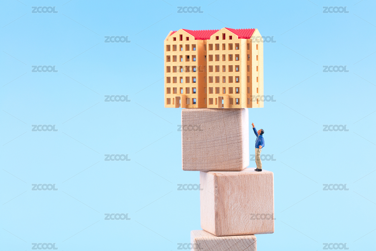 微縮創(chuàng)意買房客面對(duì)波動(dòng)的房?jī)r(jià)（主預(yù)覽-459890） - 未分類 - 站酷設(shè)計(jì)師小羽怪原創(chuàng)素材 - 站酷ZCOOL
