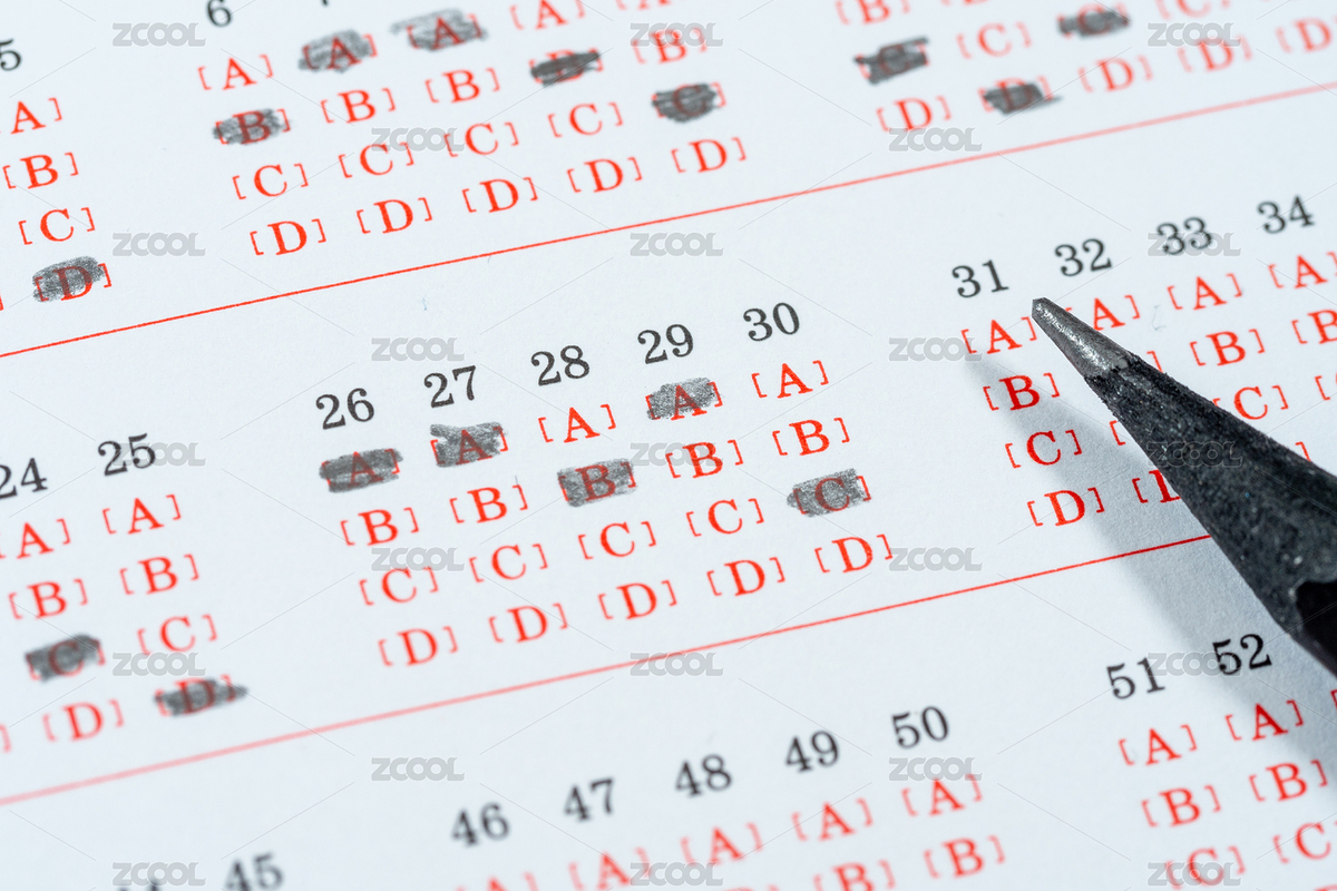 答題卡機讀卡特寫，考試答題概念（主預(yù)覽-11933147） - 未分類 - 站酷設(shè)計師wutianzeri原創(chuàng)素材 - 站酷ZCOOL