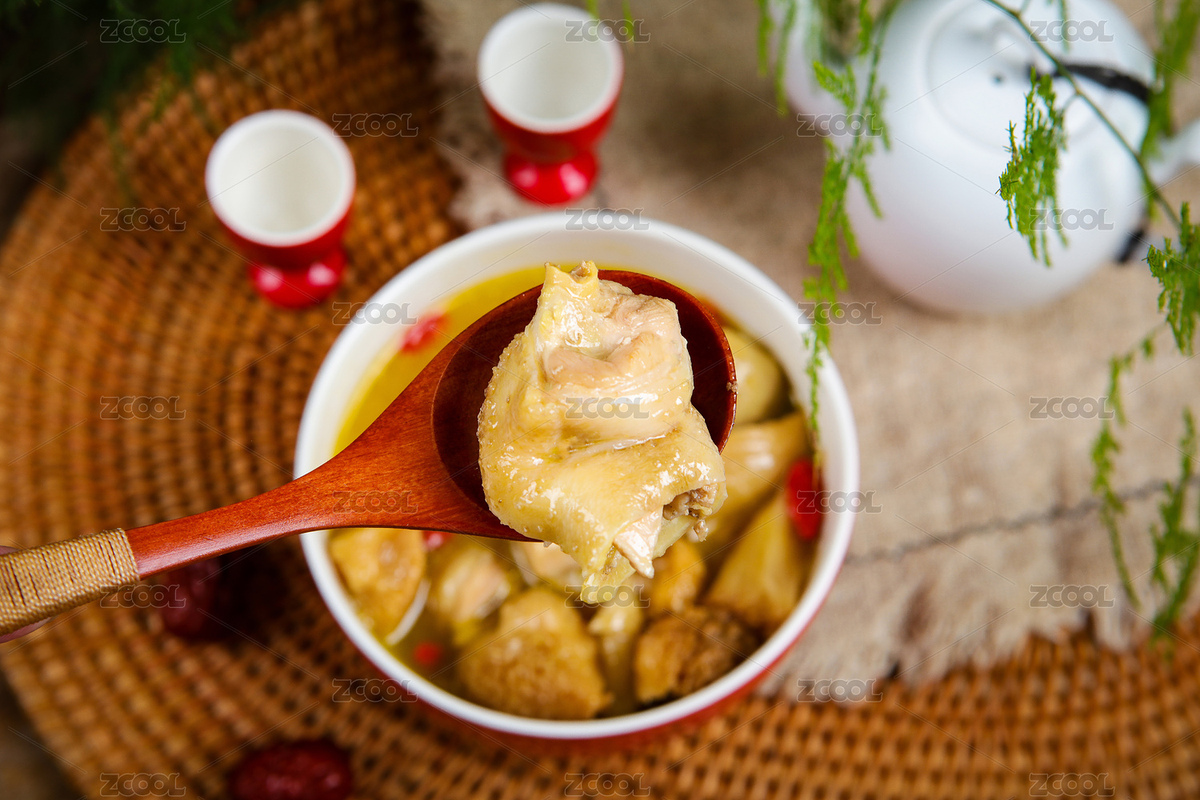 滋補(bǔ)養(yǎng)生湯品猴頭菇燉土雞湯（主預(yù)覽-6140894） - 未分類 - 站酷設(shè)計(jì)師曇華碎影原創(chuàng)素材 - 站酷ZCOOL