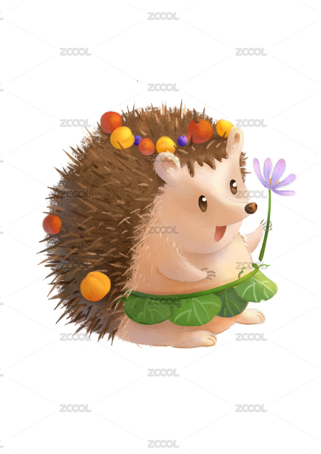 可愛刺猬（主預(yù)覽-6532495） - 未分類 - 站酷設(shè)計師禾犀原創(chuàng)素材 - 站酷ZCOOL