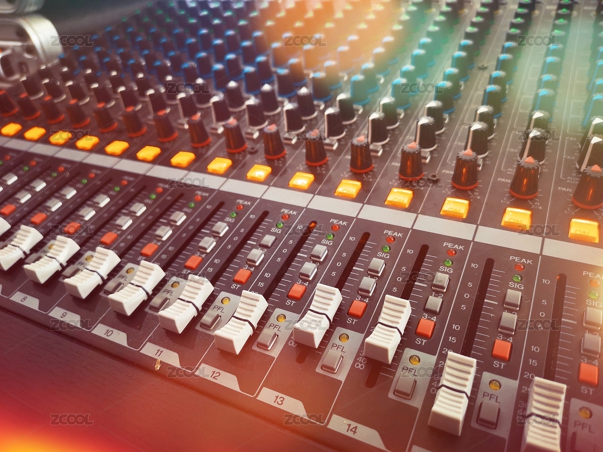音樂設(shè)備工作室專業(yè)調(diào)音臺（主預(yù)覽-8897654） - 未分類 - 站酷設(shè)計(jì)師云眸視覺原創(chuàng)素材 - 站酷ZCOOL