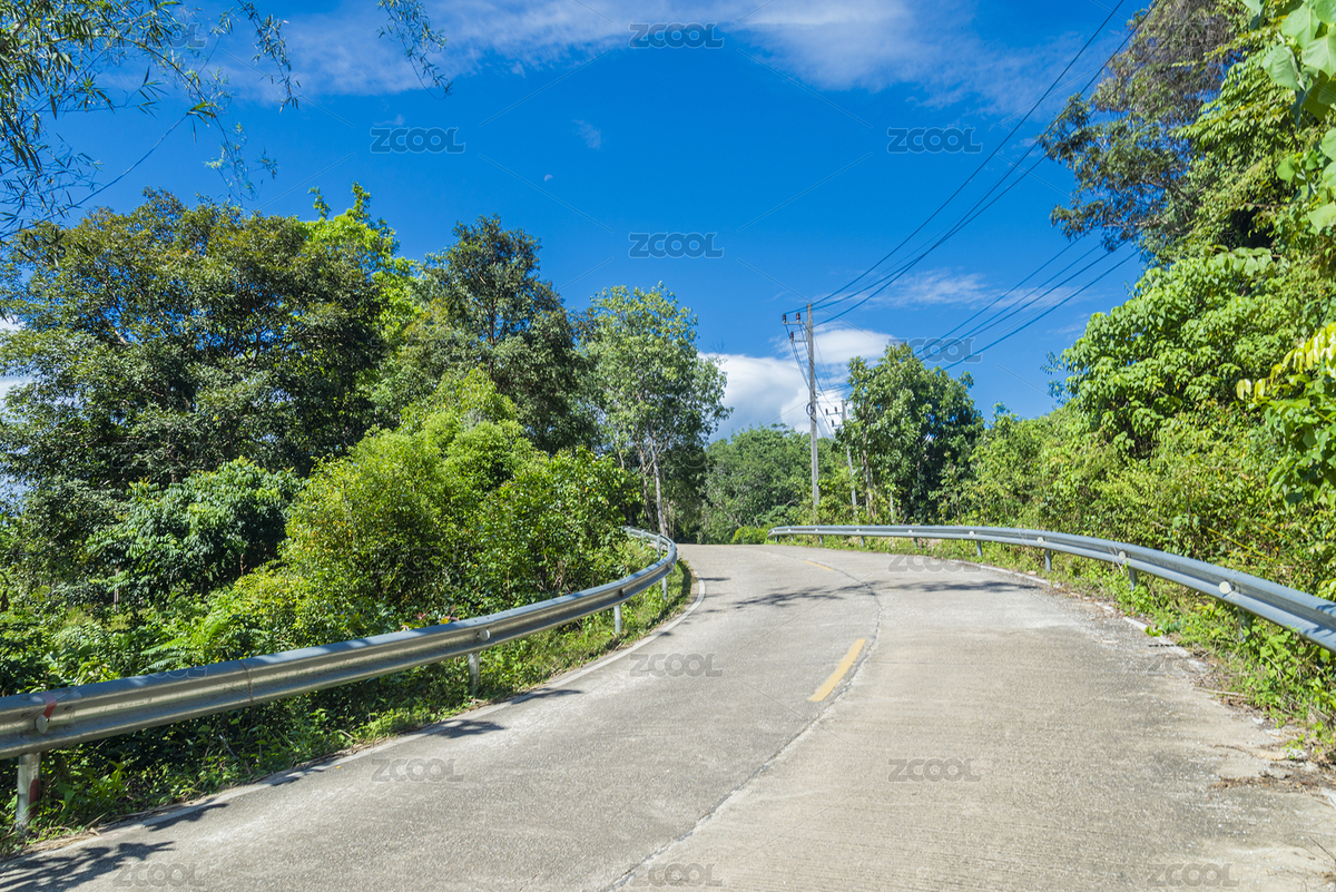 泰国甲米的兰塔岛的山间水泥道路（主预览-8916299） - 未分类 - 站酷设计师薄荷的冬天原创素材 - 站酷ZCOOL