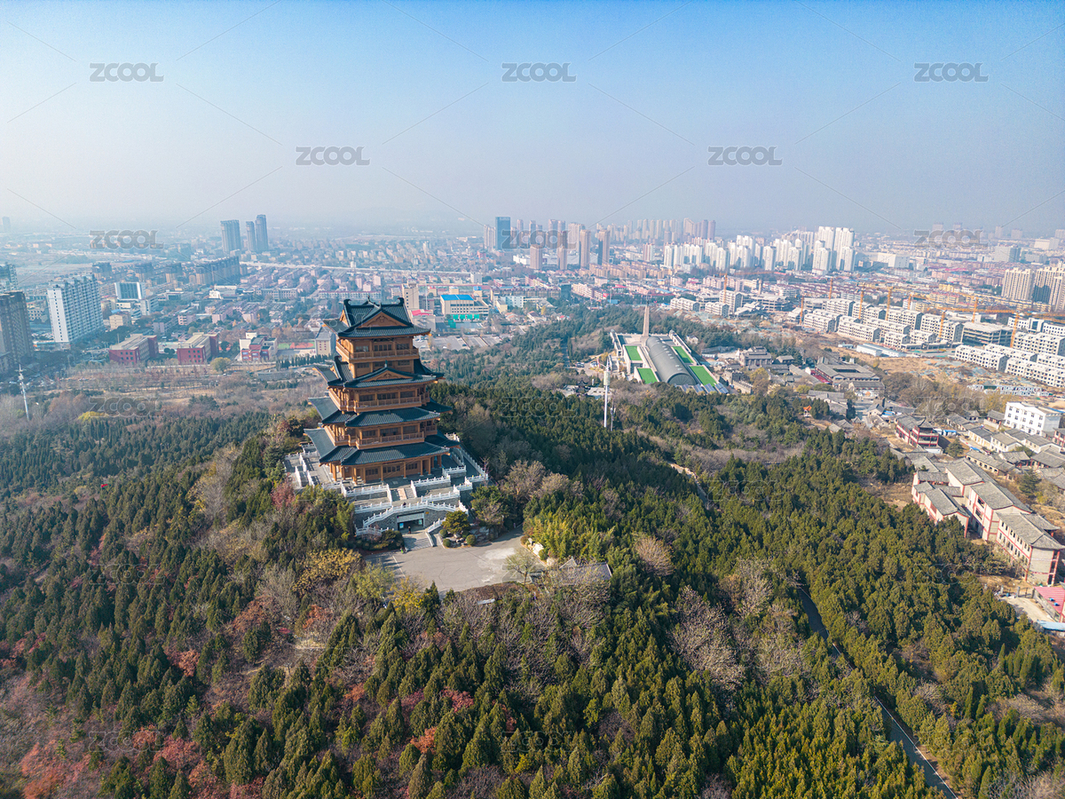 人文历史枣庄铁道游击队纪念园纪念碑航拍（主预览-2906599） - 未分类 - 站酷设计师yibosong原创素材 - 站酷ZCOOL
