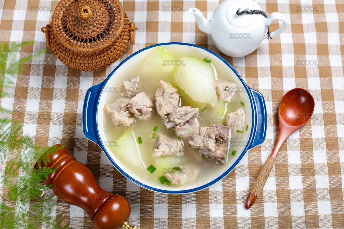 營養(yǎng)美味家常菜排骨冬瓜湯（主預覽-2984554） - 未分類 - 站酷設計師曇華碎影原創(chuàng)素材 - 站酷ZCOOL