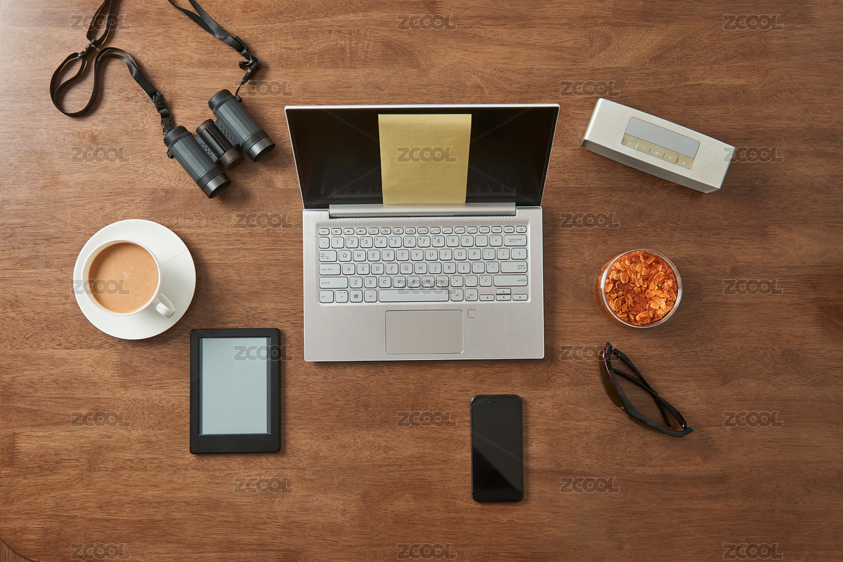 辦公桌上的休閑用品和休閑食品（主預覽-6601701） - 未分類 - 站酷設計師蔚藍的白日夢原創(chuàng)素材 - 站酷ZCOOL