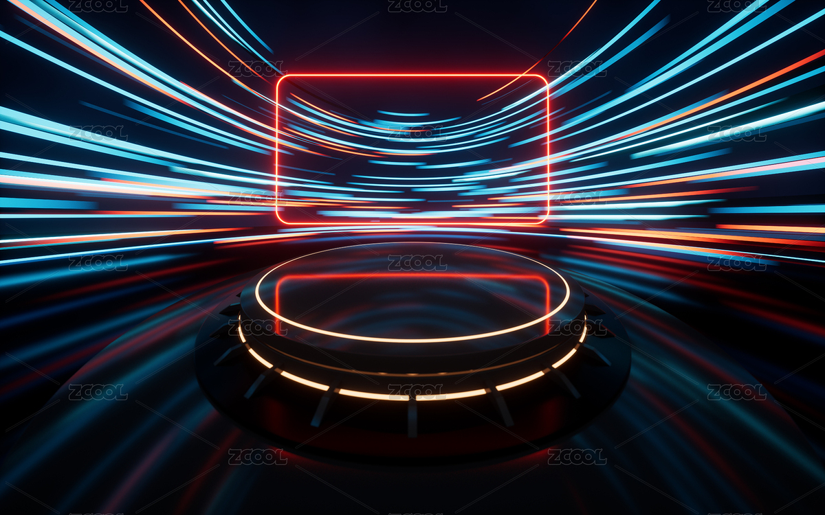 绚丽渐变流光光效背景3D渲染（主预览-7284053） - 未分类 - 站酷设计师VinkFan原创素材 - 站酷ZCOOL