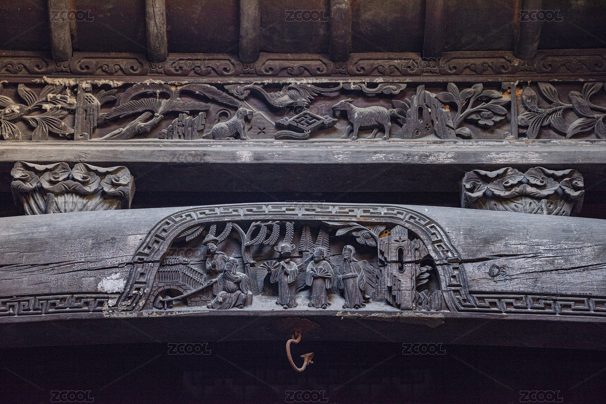 明清時期徽派古民居內的木雕藝術（主預覽-8947160） - 未分類 - 站酷設計師DPX2017原創(chuàng)素材 - 站酷ZCOOL