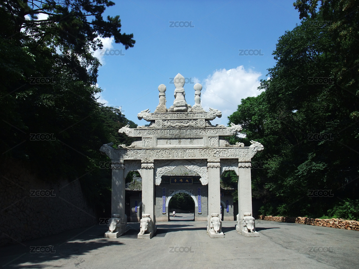 中國(guó)遼寧省鞍山市千山風(fēng)景區(qū)大佛寺龍華門（主預(yù)覽-5360174） - 未分類 - 站酷設(shè)計(jì)師藍(lán)色原創(chuàng)素材 - 站酷ZCOOL