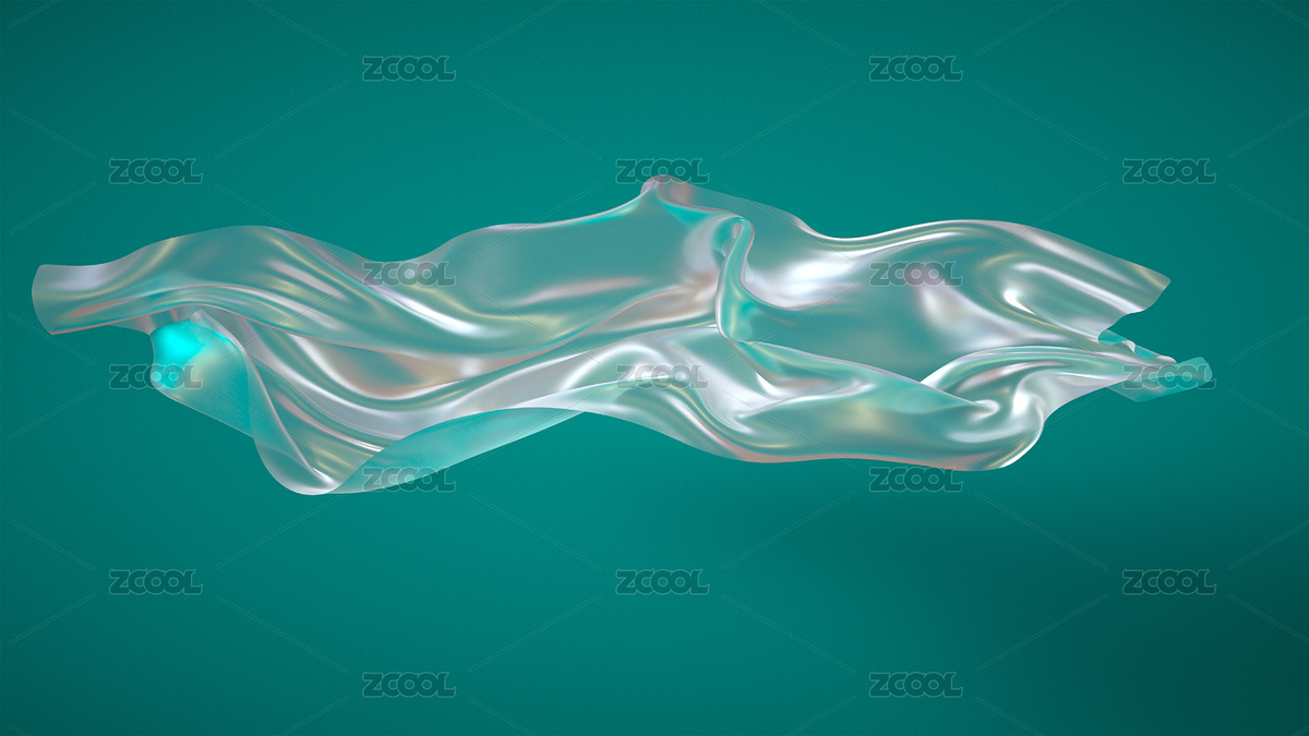 三维渲染的流动淡蓝色布料透明玻璃背景（主预览-5289813） - 未分类 - 站酷设计师大辰小辰原创素材 - 站酷ZCOOL