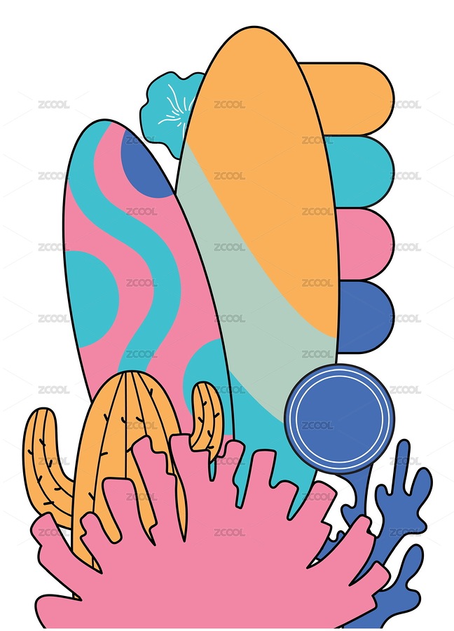 海洋主題元素（主預覽-12007521） - 未分類 - 站酷設計師嵣瑭瑭原創(chuàng)素材 - 站酷ZCOOL