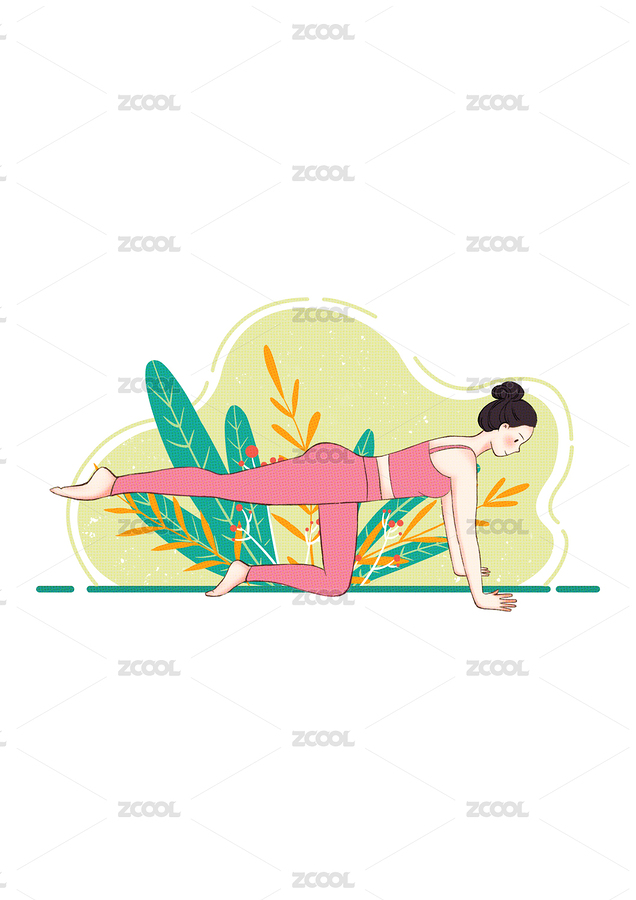 在戶外做普拉提的女人（主預(yù)覽-6766009） - 未分類 - 站酷設(shè)計(jì)師小曉sunny原創(chuàng)素材 - 站酷ZCOOL