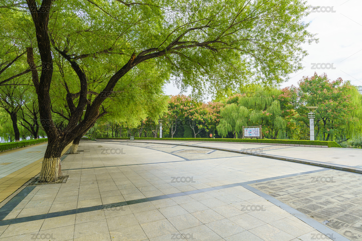 公園石板路與綠柳景觀(guān)（主預(yù)覽-12691420） - 未分類(lèi) - 站酷設(shè)計(jì)師北國(guó)小饅頭原創(chuàng)素材 - 站酷ZCOOL
