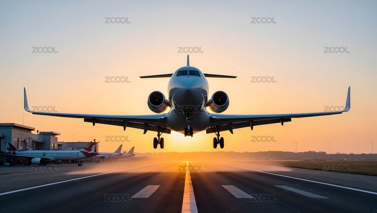 飛機(jī)日出時(shí)起飛瞬間（主預(yù)覽-10413555） - 未分類 - 站酷設(shè)計(jì)師蠕動(dòng)的設(shè)計(jì)小白原創(chuàng)素材 - 站酷ZCOOL