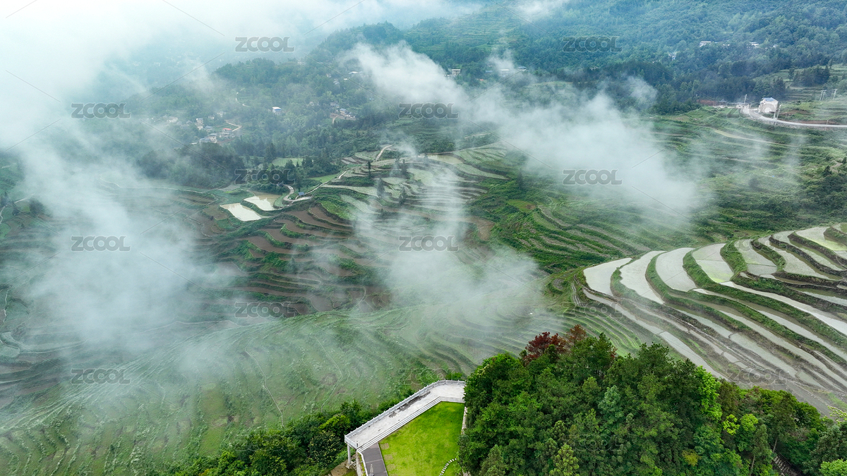 重慶酉陽(yáng)晨霧滿梯田（主預(yù)覽-6545066） - 未分類(lèi) - 站酷設(shè)計(jì)師hy4262原創(chuàng)素材 - 站酷ZCOOL