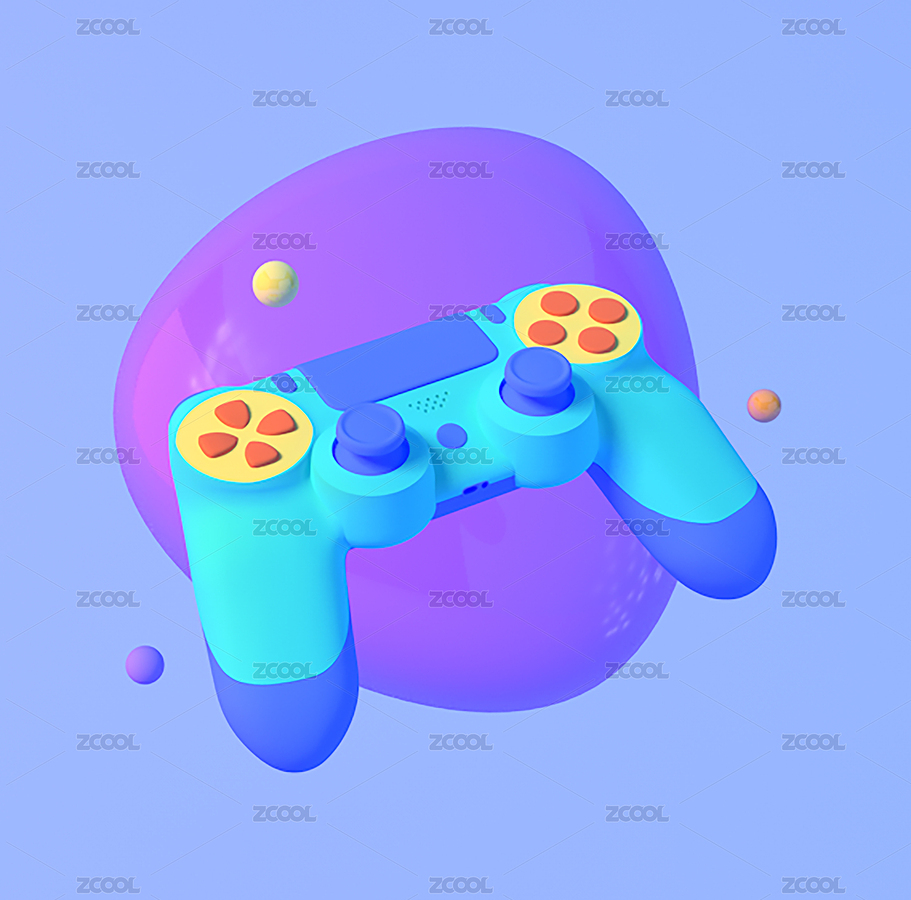 c4d立体三维图标icon游戏手柄（主预览-4725367） - 未分类 - 站酷设计师神勇小野马原创素材 - 站酷ZCOOL