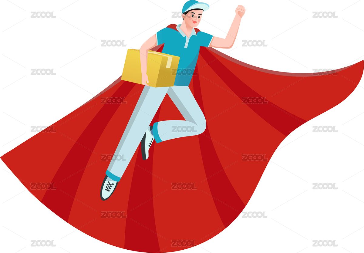 超人快遞員送貨矢量元素（主預(yù)覽-9065711） - 未分類 - 站酷設(shè)計師aMayJean原創(chuàng)素材 - 站酷ZCOOL