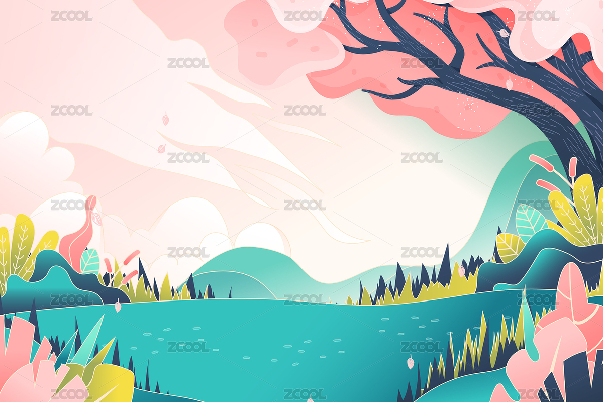 自然風(fēng)景矢量插畫（主預(yù)覽-5924959） - 未分類 - 站酷設(shè)計師keeein原創(chuàng)素材 - 站酷ZCOOL