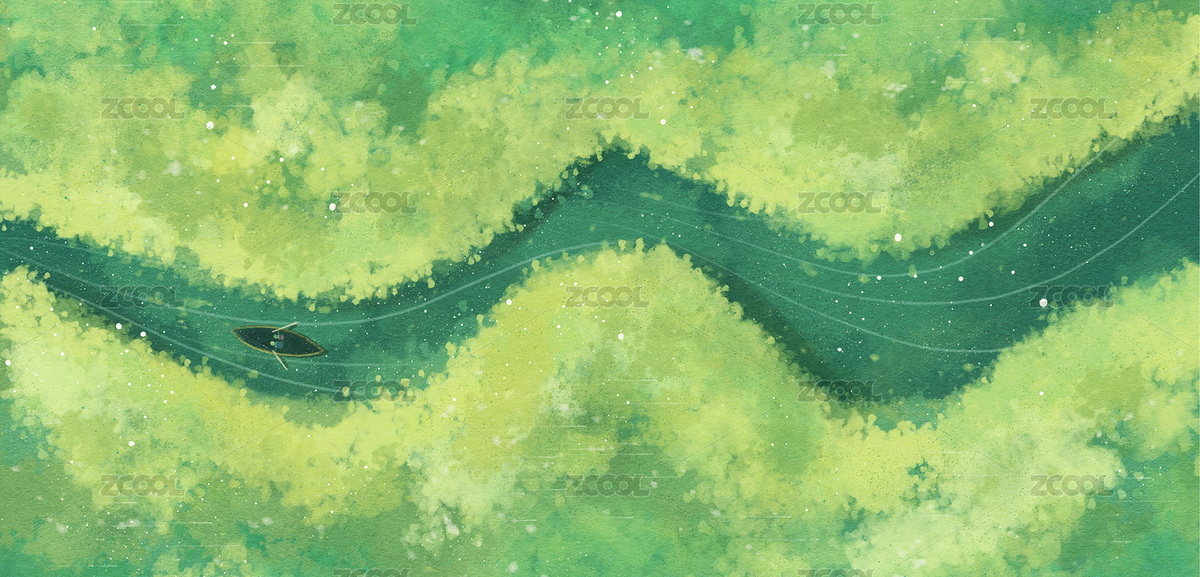 夏日情侶乘坐小舟去避暑圣地（主預(yù)覽-2194691） - 未分類 - 站酷設(shè)計師知之一原創(chuàng)素材 - 站酷ZCOOL