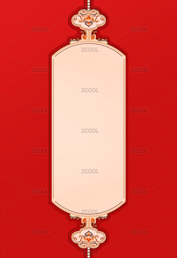 复古的花纹边框装饰图案，红色背景（主预览-6076074） - 未分类 - 站酷设计师风舍原创素材 - 站酷ZCOOL