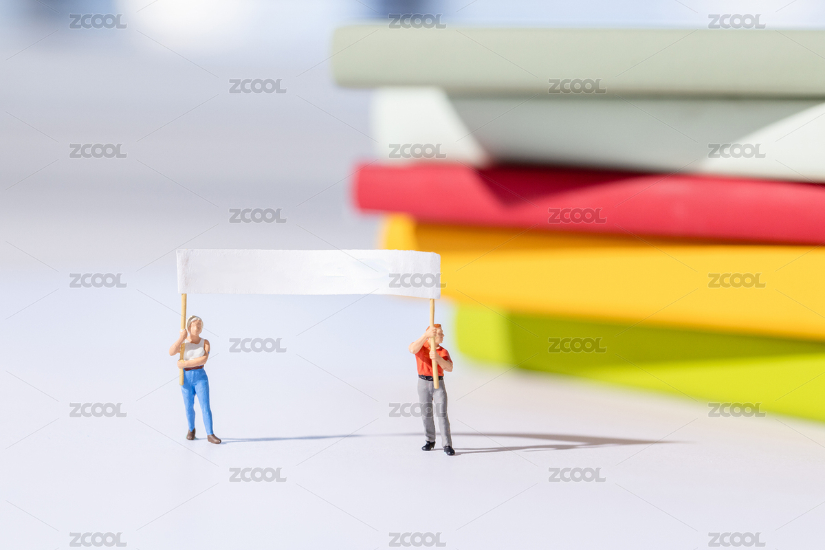 两个人拉着一个横幅标语（主预览-5950536） - 未分类 - 站酷设计师今天喝咖啡了吗原创素材 - 站酷ZCOOL