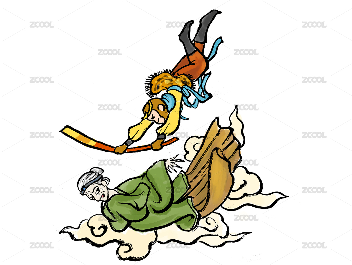 綠色古風(fēng)水墨西游記經(jīng)典故事三打白骨精（主預(yù)覽-8413459） - 未分類 - 站酷設(shè)計(jì)師h5efD8cyQR原創(chuàng)素材 - 站酷ZCOOL