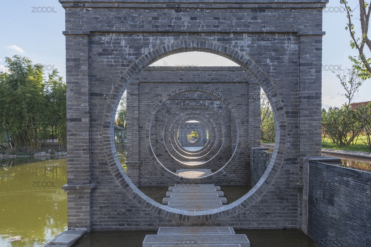 青磚墻圓形門（主預(yù)覽-5064376） - 未分類 - 站酷設(shè)計(jì)師綠色原野原創(chuàng)素材 - 站酷ZCOOL