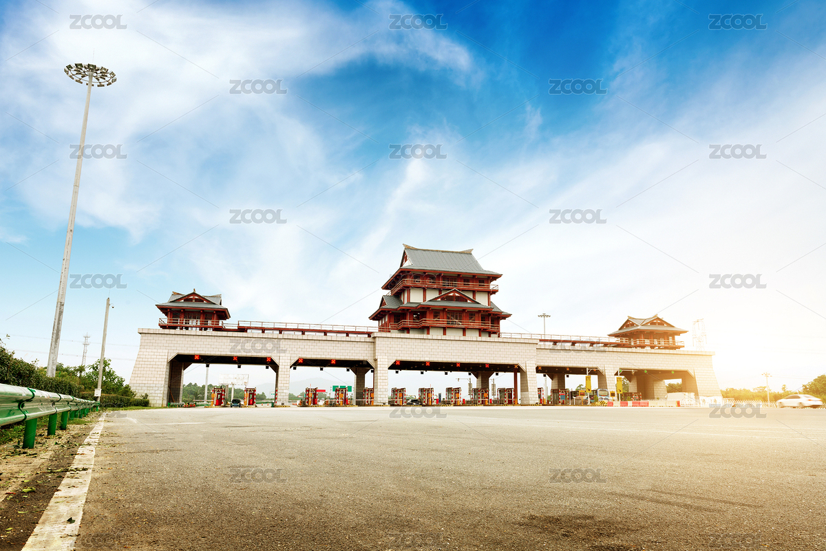 高速路收费站（主预览-6180951） - 未分类 - 站酷设计师gyn9037原创素材 - 站酷ZCOOL