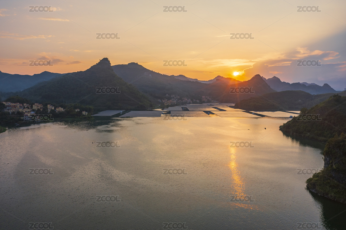 红水河大化岩滩水利枢纽湖光山色（主预览-6892599） - 未分类 - 站酷设计师梁杰Ljie原创素材 - 站酷ZCOOL