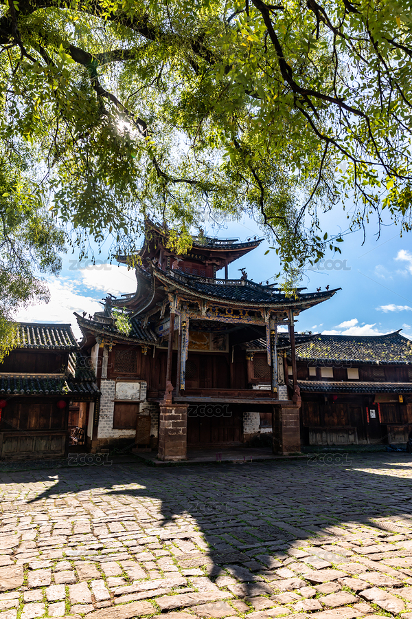 沙溪古鎮(zhèn) 四方街古戲臺(tái)（主預(yù)覽-11769504） - 未分類 - 站酷設(shè)計(jì)師KM無(wú)線原創(chuàng)素材 - 站酷ZCOOL