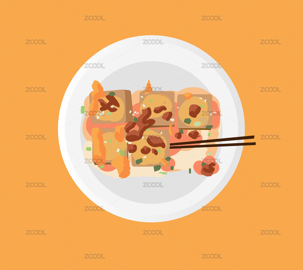 矢量爆漿豆腐小吃手繪食物插圖（主預(yù)覽-5847703） - 未分類 - 站酷設(shè)計(jì)師狒狒22原創(chuàng)素材 - 站酷ZCOOL