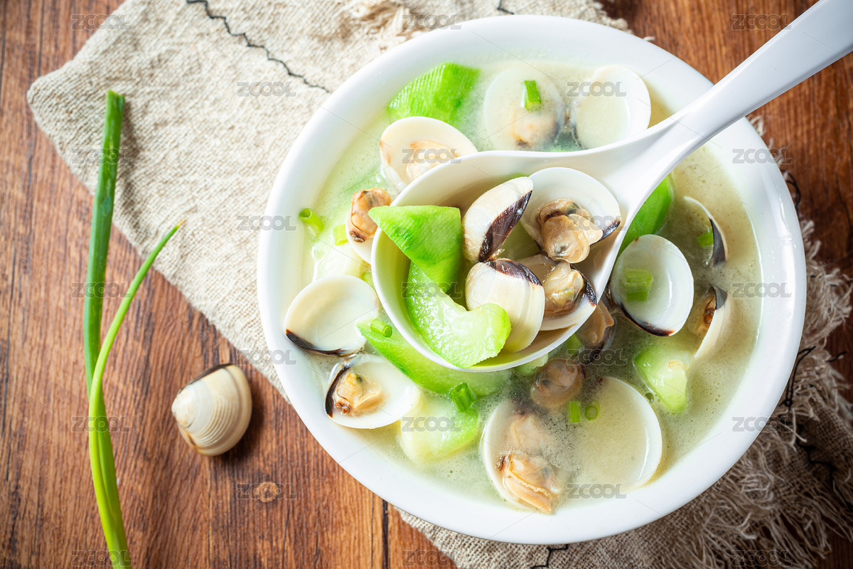 一碗美味的白貝絲瓜湯（主預覽-6634034） - 未分類 - 站酷設計師林滿恩原創(chuàng)素材 - 站酷ZCOOL