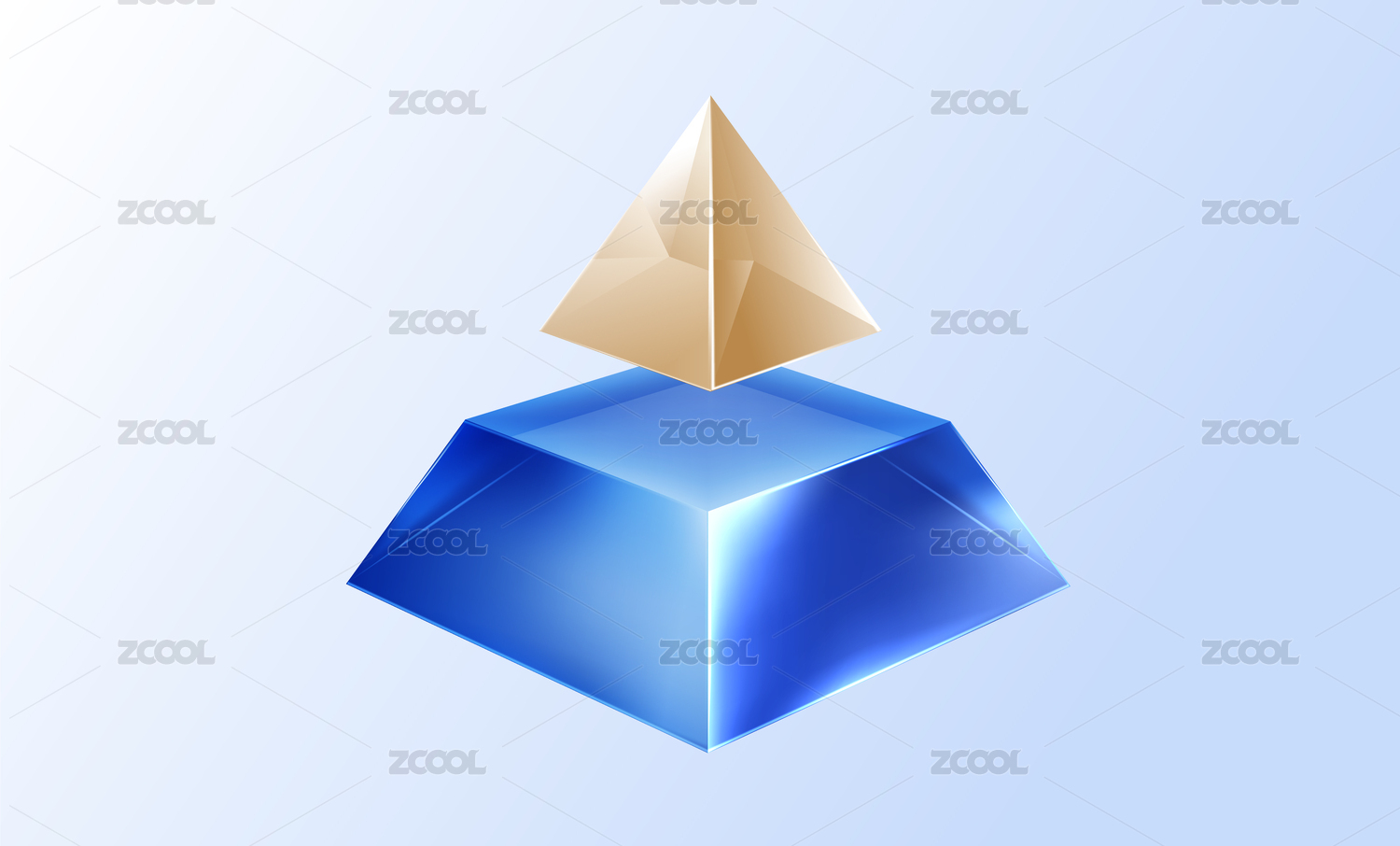 金字塔数据分析信息图表