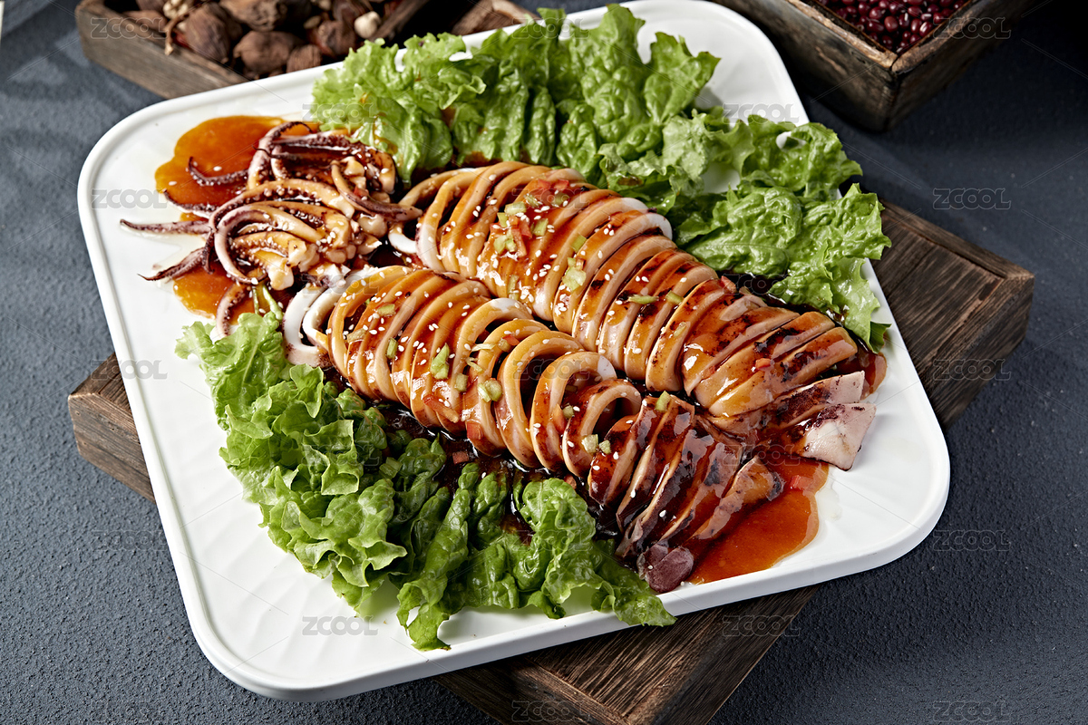 火爆澆汁花枝大魷魚（主預(yù)覽-7787492） - 未分類 - 站酷設(shè)計(jì)師藍(lán)太陽TNT原創(chuàng)素材 - 站酷ZCOOL
