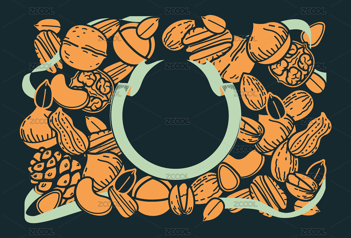 堅(jiān)果插畫(huà)包裝封面（主預(yù)覽-7444788） - 未分類 - 站酷設(shè)計(jì)師千歲999原創(chuàng)素材 - 站酷ZCOOL