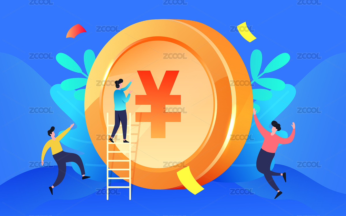 邀請好友拿金幣互聯(lián)網(wǎng)金融理財矢量插畫素材（主預(yù)覽-7928188） - 未分類 - 站酷設(shè)計師熊伍_原創(chuàng)素材 - 站酷ZCOOL