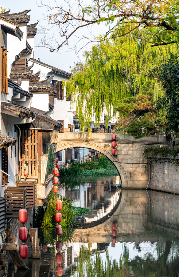 上海嘉定州桥老街白墙黛瓦明清建筑徽派景观（主预览-7003060） - 未分类 - 站酷设计师DreamCont原创素材 - 站酷ZCOOL