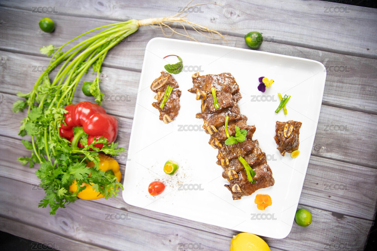 餐盤(pán)中的熟的牛肋骨肉（主預(yù)覽-8823065） - 未分類(lèi) - 站酷設(shè)計(jì)師兩條腿的大傅傅原創(chuàng)素材 - 站酷ZCOOL