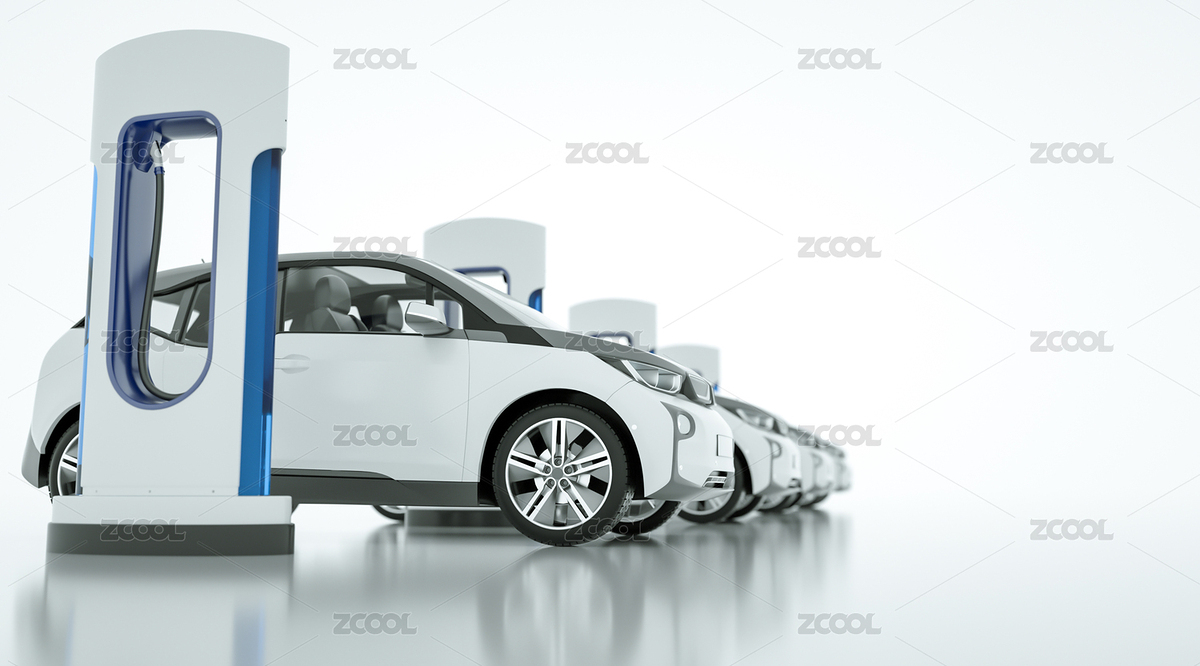 新能源汽車排列充電三維場景（主預(yù)覽-6165608） - 未分類 - 站酷設(shè)計師NANAYI原創(chuàng)素材 - 站酷ZCOOL