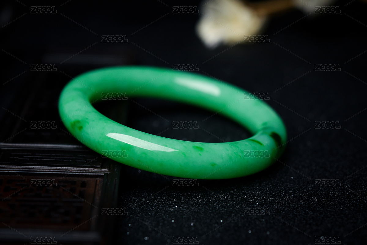 满绿翡翠手镯首饰（主预览-794619） - 未分类 - 站酷设计师昙华碎影原创素材 - 站酷ZCOOL