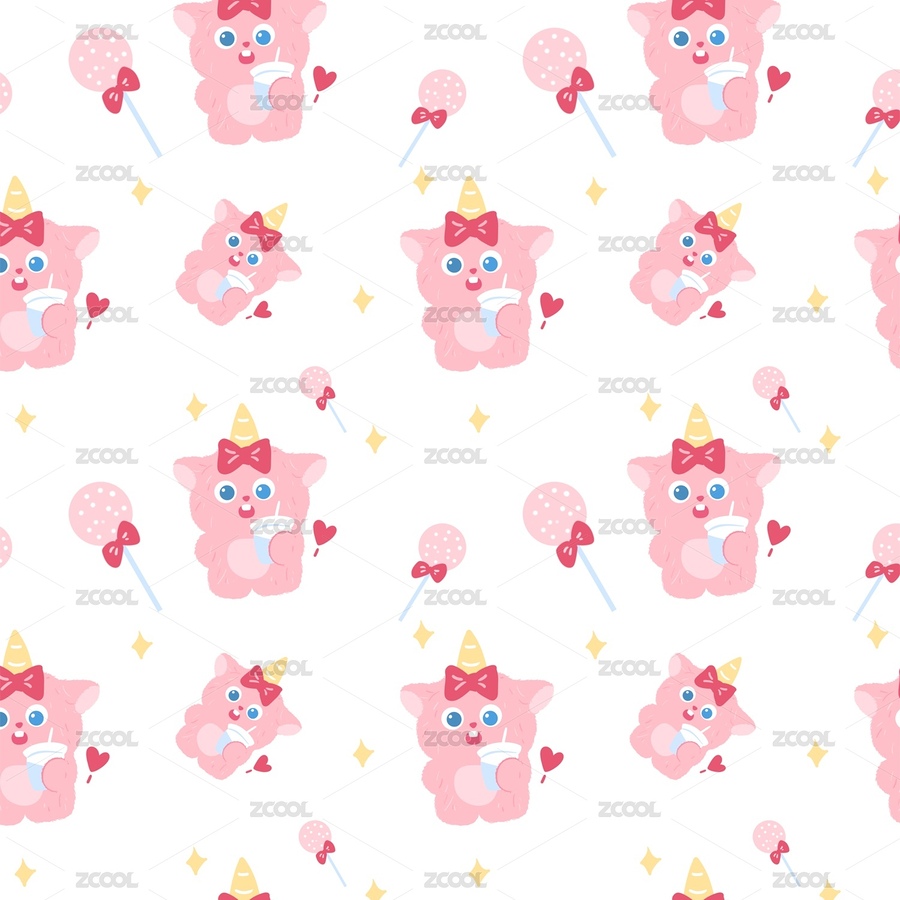 可爱搞怪四方连续图（主预览-2255379） - 未分类 - 站酷设计师WWjQ7HNNdP原创素材 - 站酷ZCOOL