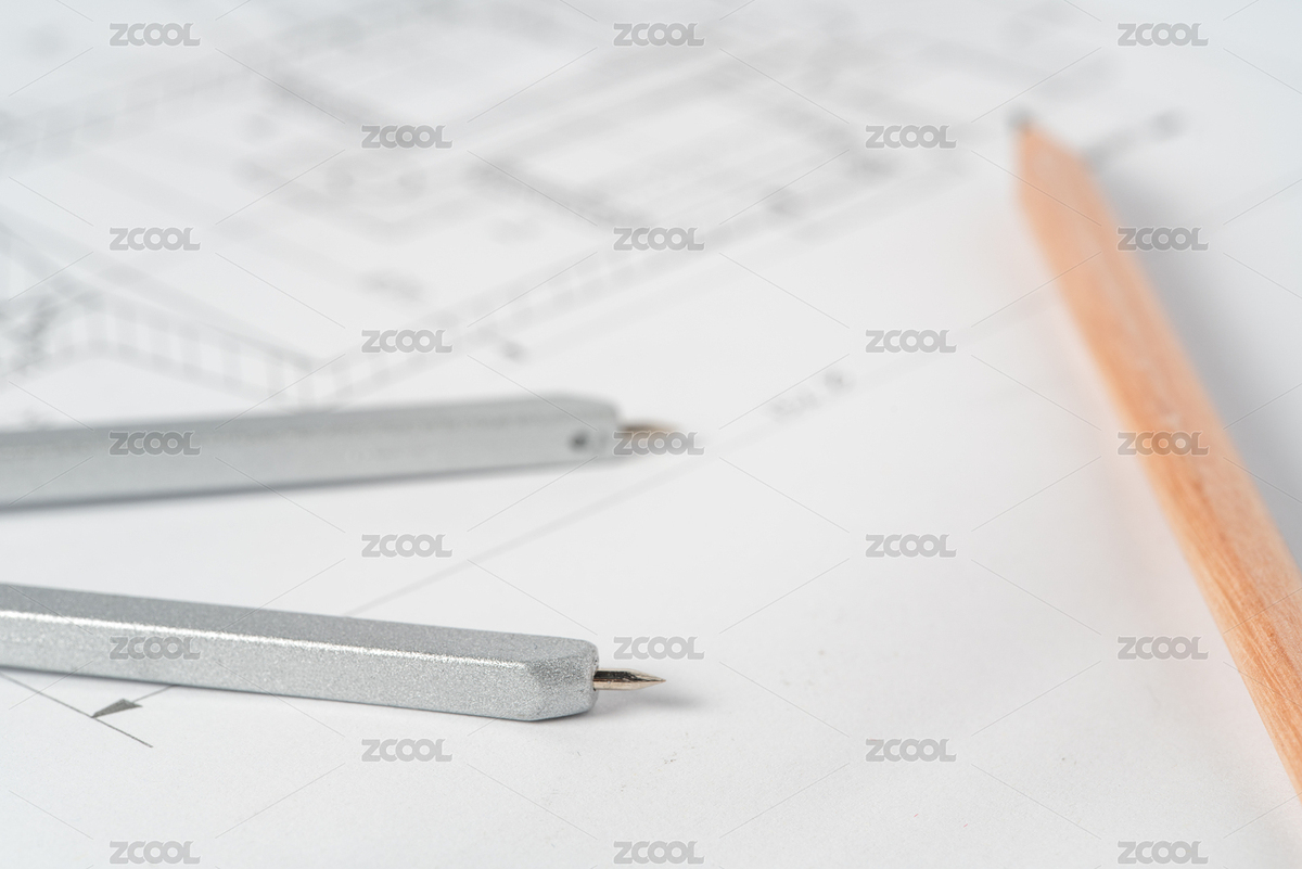 建筑设计图纸与绘图工具（主预览-12545312） - 未分类 - 站酷设计师秋砜原创素材 - 站酷ZCOOL