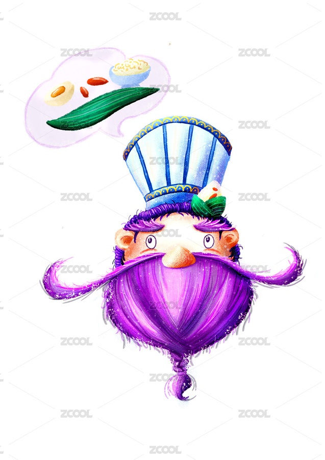 端午大廚做粽子（主預(yù)覽-8930750） - 未分類 - 站酷設(shè)計(jì)師愛畫畫的尤尤原創(chuàng)素材 - 站酷ZCOOL